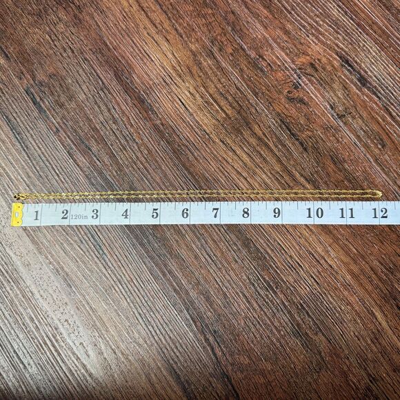 14k Yellow Gold Diamond Cut Singapore Chain 24 Inch 2mm Necklace Vintage 3.2g - Picture 16 of 16